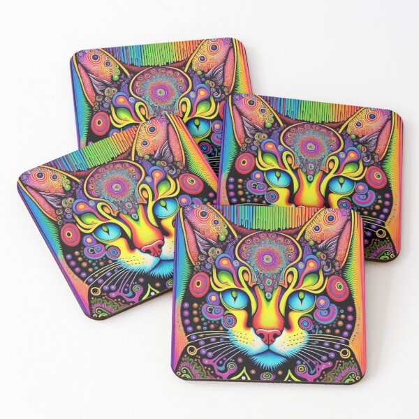 Item preview,  Trippy Cat by Perceptual Paradox Creations designed and sold by hobbit73.