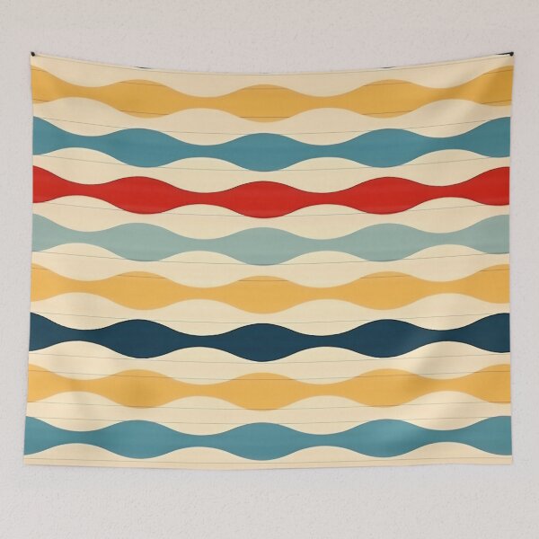 Artikelvorschau, Vintage Stripe Pattern entworfen und verkauft von MTJ-Mushrooms.