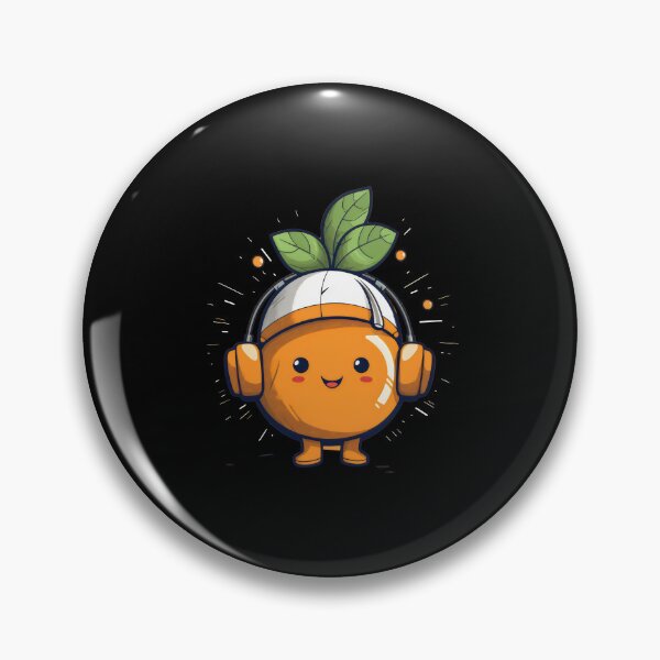 Item preview, Orange Fruit Fruitarian Funny Cute Party Music Cool Love Fun designed and sold by farhanhafeez.