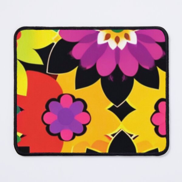 Item preview, 60s style neon flowers designed and sold by Mahe Jabeen.