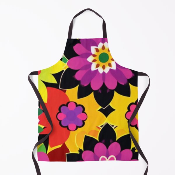 Item preview, 60s style neon flowers designed and sold by Mahe Jabeen.
