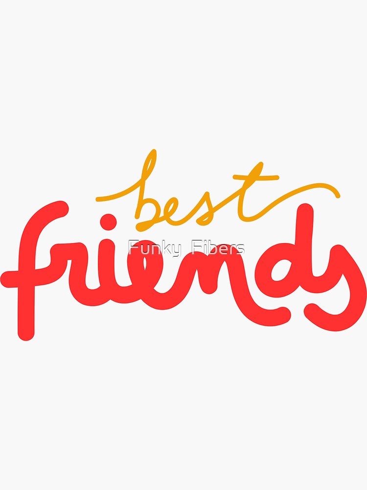 Friends Sticker for Sale by elizabethlumbis