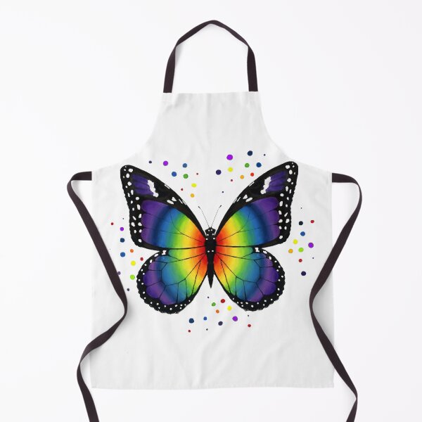Item preview, Rainbow butterfly watercolour art designed and sold by Lianne Marie.