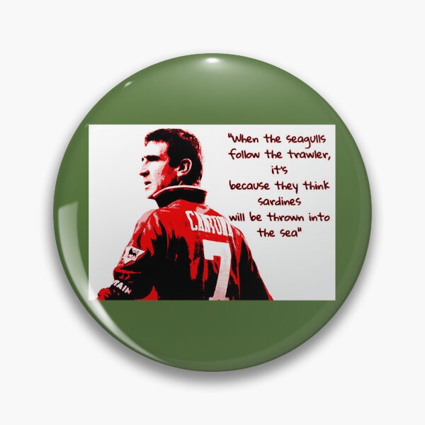 Item preview, Eric Cantona - When the seagulls follow the trawler  Coasters (Set of 4) 	 designed and sold by crflemnpagh71.