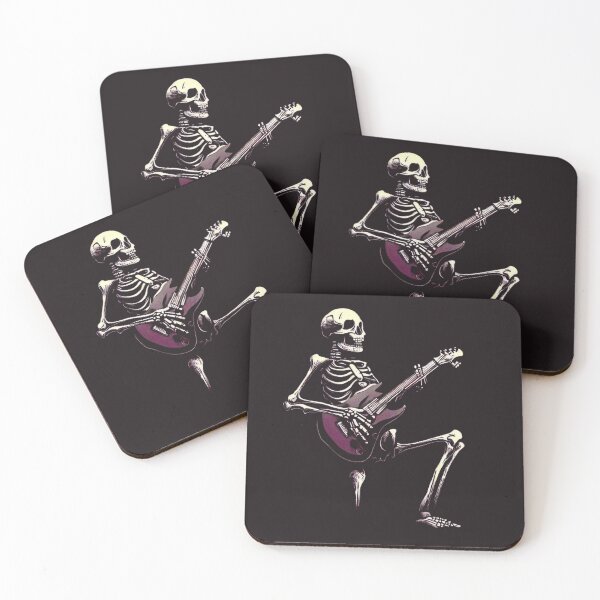 Item preview, Skeleton Playing Guitar designed and sold by Flauntra.