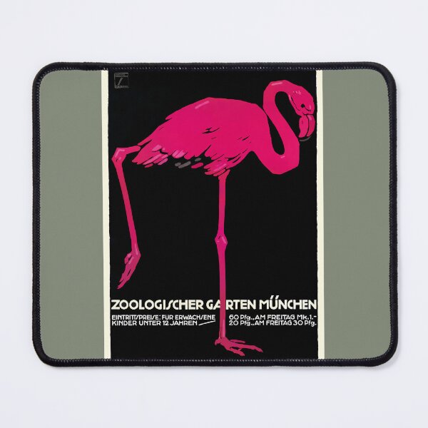 Item preview, 1912 Ludwig Hohlwein Munich Zoo Flamingo 	 	 	 designed and sold by gdbjuguw48.