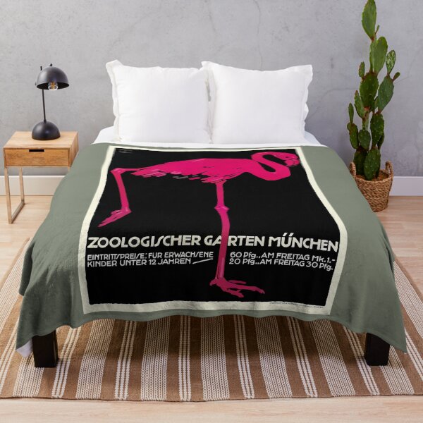 Item preview, 1912 Ludwig Hohlwein Munich Zoo Flamingo 	 	 	 designed and sold by gdbjuguw48.