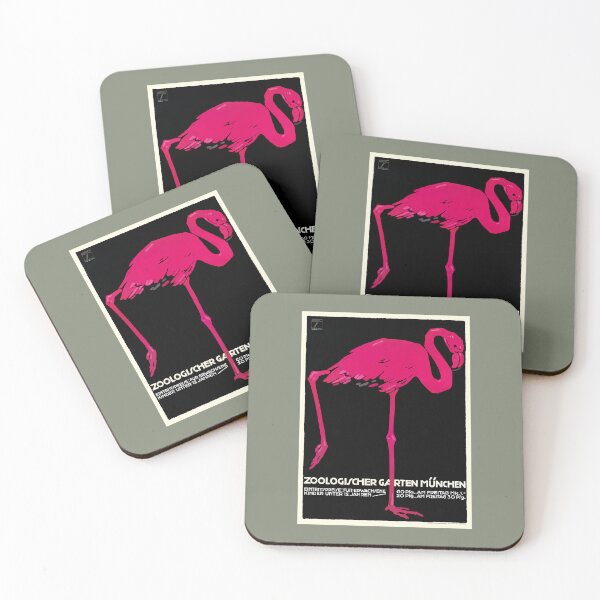 Item preview, 1912 Ludwig Hohlwein Munich Zoo Flamingo 	 	 	 designed and sold by gdbjuguw48.