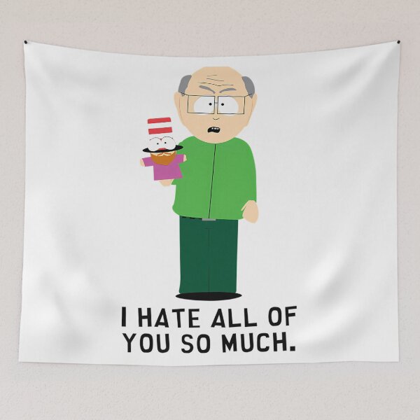 Item preview, SOUTH PARK MR. GARRISON I HATE ALL OF YOU ADULT designed and sold by EGLShopArt.