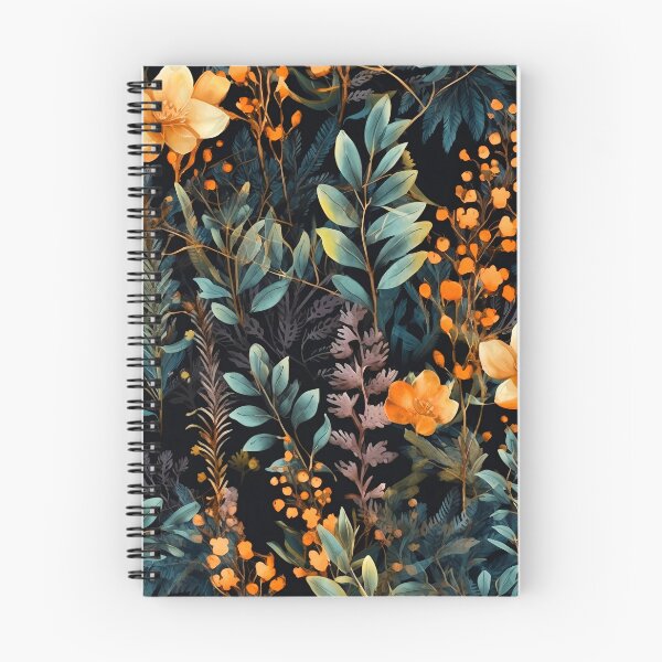Item preview, Herbal and floral pattern 5 designed and sold by Red Witch Art.