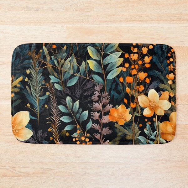 Item preview, Herbal and floral pattern 5 designed and sold by Red Witch Art.