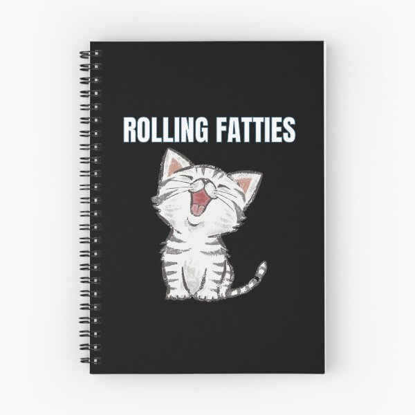 Item preview, Rolling Fatties Cat Cute Funny Meme/Quote designed and sold by sleekartist.