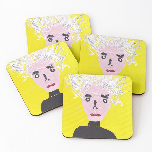 Item preview, Portrait inspiré d'Andy Warhol - Martin Boisvert - Faces à flaques designed and sold by Martin Boisvert.
