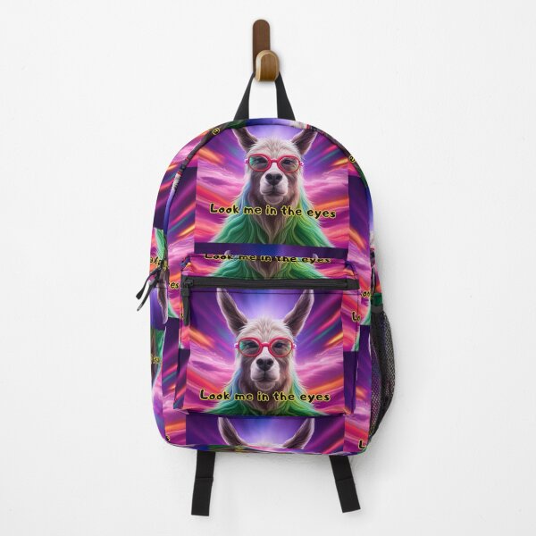 Item preview, Lama-riffic Rainbow Fun: Look me in the eye and catch the good vibes! designed and sold by #Pfotenankercrew .