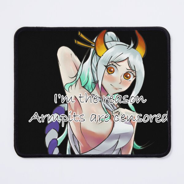 Item preview, Yamato one piece I'm the reason armpits are censored Black shirt designed and sold by Simorgh11.