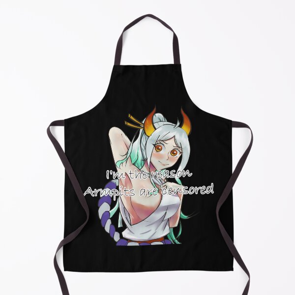 Item preview, Yamato one piece I'm the reason armpits are censored Black shirt designed and sold by Simorgh11.