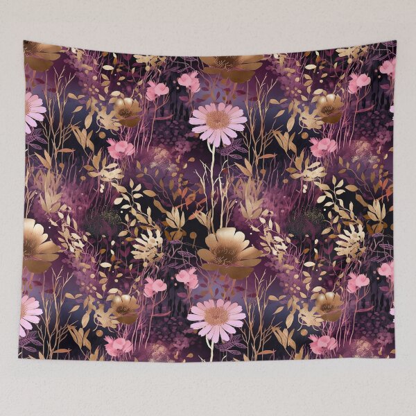 Item preview, Herbal and floral pattern 8 designed and sold by Red Witch Art.