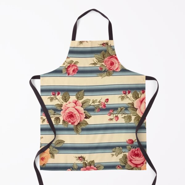 Artikelvorschau, Vintage Stripe Floral Pattern entworfen und verkauft von MTJ-Mushrooms.