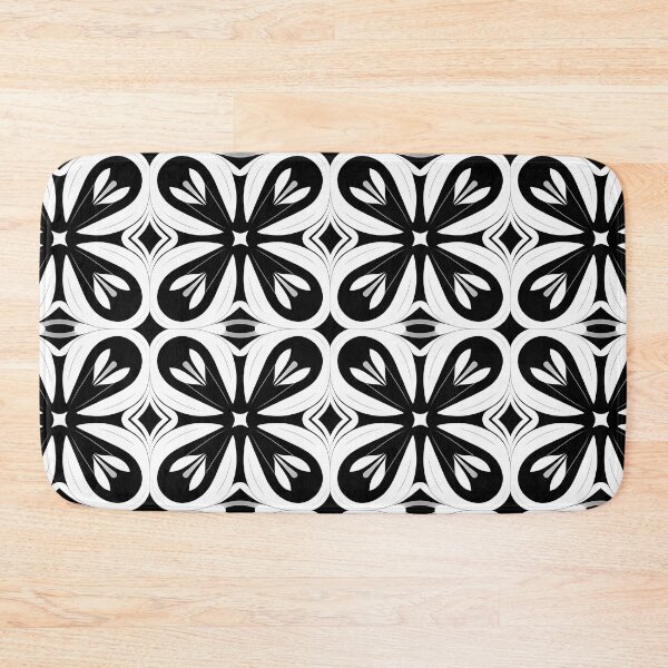 Item preview, Monochrome Avantgarde Flower Pattern designed and sold by DaliusD.