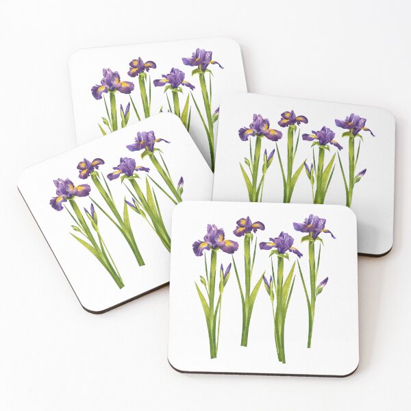 Item preview, Lirios morados. Flores de verano. designed and sold by XDenisova.