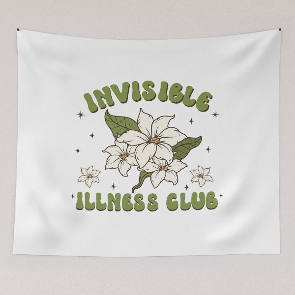 Item preview, Invisible Illness club - hidden disability - Invisible Illness awareness  designed and sold by nubiguru.