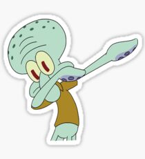 Squidward Dab Sticker