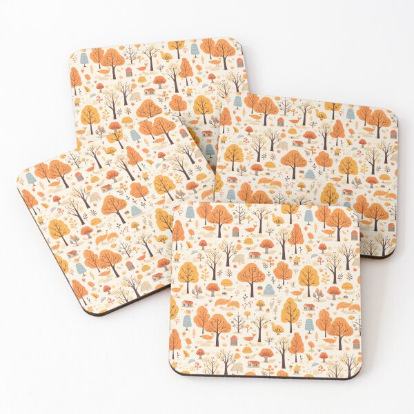 Item preview, Copy of Cute autumn illustration pattern designed and sold by Clara Designs.