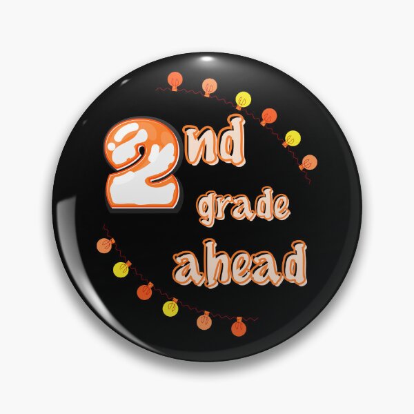 Item preview, 2nd Second Grade Ahead Orange Lights Simple designed and sold by Doctrine-Design.