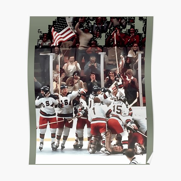 Miracle on Ice 1980 Art Print: Hockey History Wall Art for 