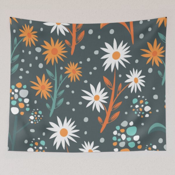 Item preview, Orange White Wild Flower designed and sold by ProGallery.