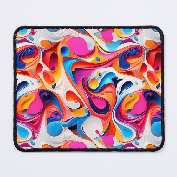 Item preview, Dripping Paint Abstract 3D Drawing Inspired by Organic Forms designed and sold by DaliusD.