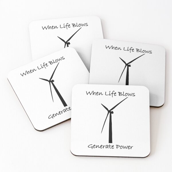 Item preview, When life blows generate power (light background) designed and sold by Jeeb-Arts.