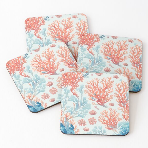 Item preview, corals pattern designed and sold by GracefulGems.