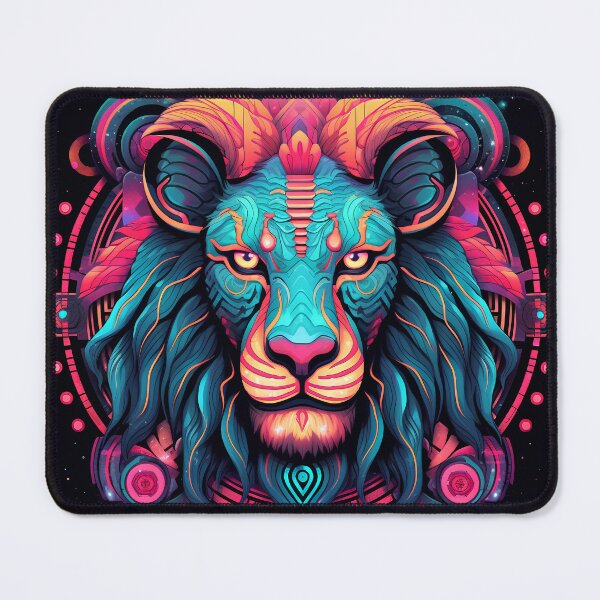 Item preview, Neon Zodiac Leo Design | Leo Zodiac Sign | Neon Wall Art designed and sold by lipe1984.