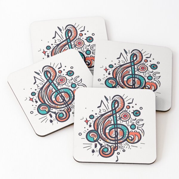Item preview, Musical Note Doodle art designed and sold by Flauntra.