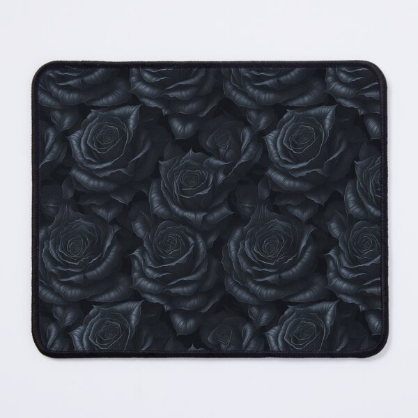 Item preview, Seamless Black Rose Pattern designed and sold by kiyaansh16.