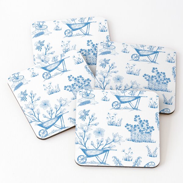 Item preview, French country toile de jouy designed and sold by The Pattern Mill.