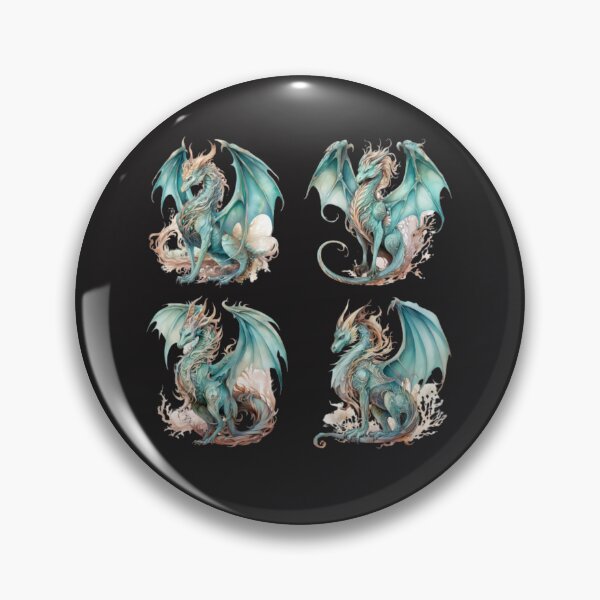 Aperçu de l'œuvre Quatre dragons et vignes créée et vendue par MarcinCollie.