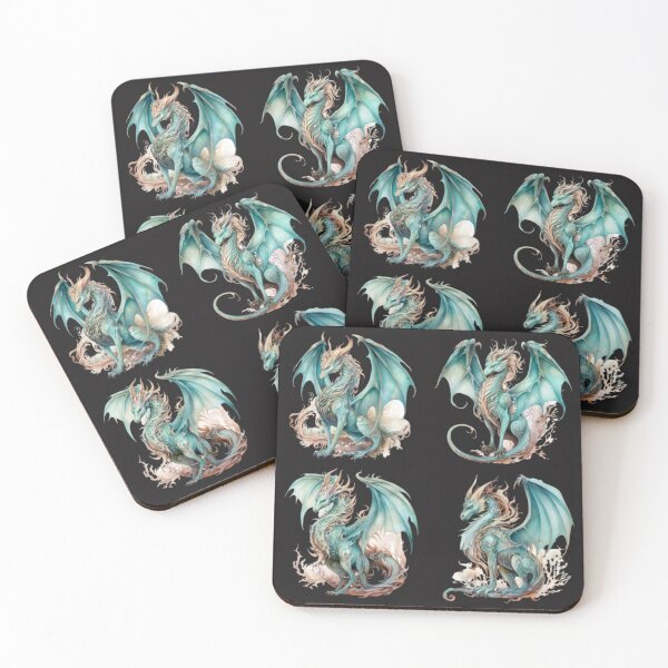 Item preview, Four Dragons and Vines designed and sold by MarcinCollie.