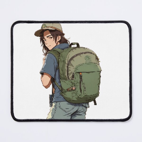 Item preview, Pixel Art Explore the World with a Backpacking Hiker: Adventures Await designed and sold by fabrykamarty.