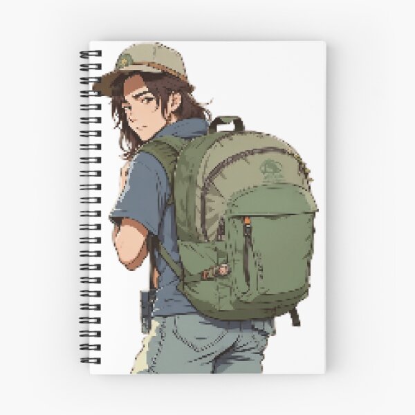 Item preview, Pixel Art Explore the World with a Backpacking Hiker: Adventures Await designed and sold by fabrykamarty.