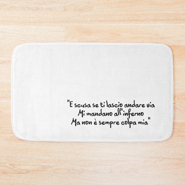 Item preview, COEZ FRAH QUINTALE Alta marea E scusa se ti lascio andare via Mi mandano all'inferno Ma non è sempre colpa mia frasi italiano album quote frasi canzoni designed and sold by fuffu.