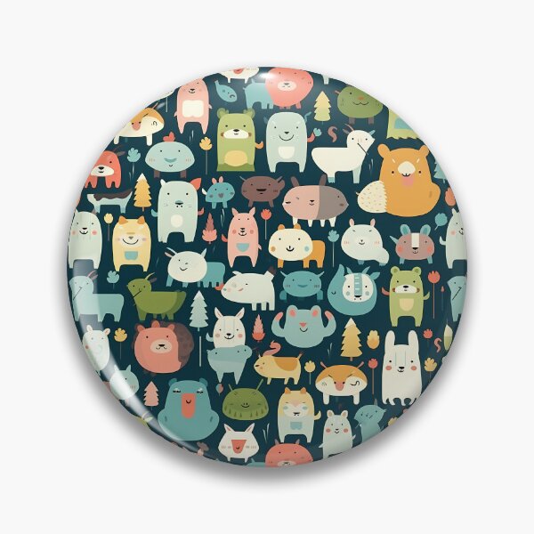 Item preview, Cute Funny Animals Pattern designed and sold by DaliusD.
