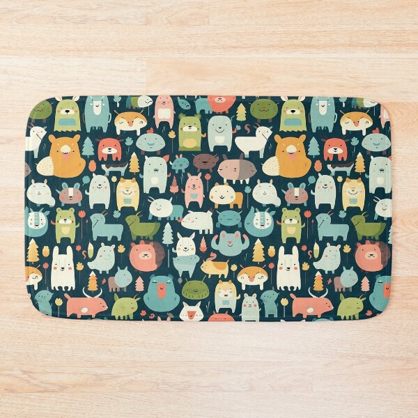 Item preview, Cute Funny Animals Pattern designed and sold by DaliusD.
