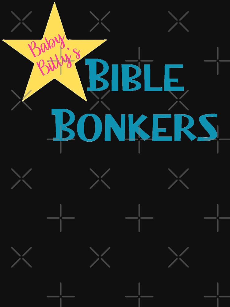 printful2 Righteous Gemstones Baby Billy's Bible Bonkers Adult Short Sleeve T-Shirt Ocean Blue / L