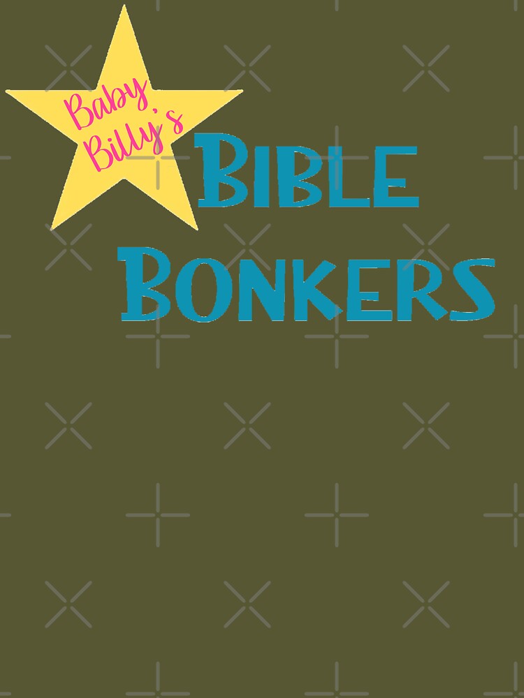 printful2 Righteous Gemstones Baby Billy's Bible Bonkers Adult Short Sleeve T-Shirt Ocean Blue / L