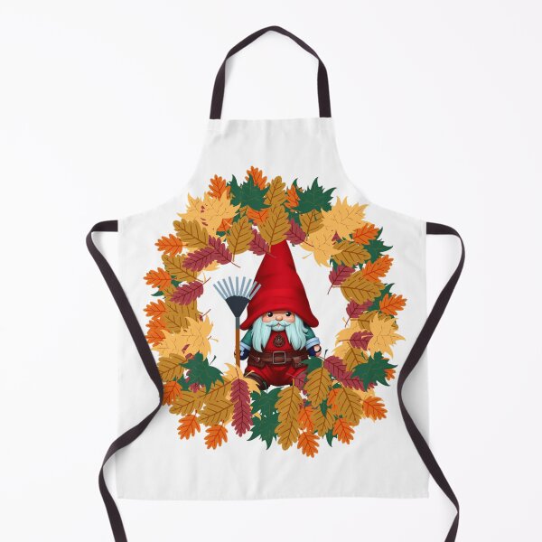 Item preview, Fall Gnome Surrounded by Leaves - Sweet Boho Gnome Thanksgiving Design designed and sold by TGAL2.