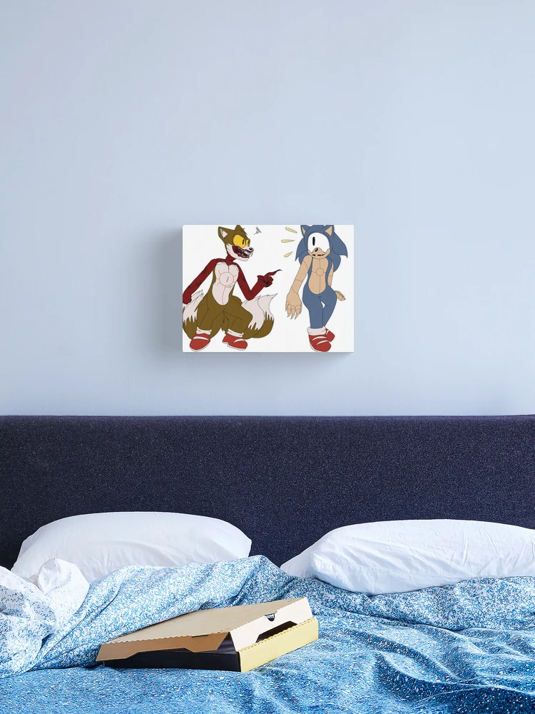 sonic.exe Canvas Print by bluebbeerryyy