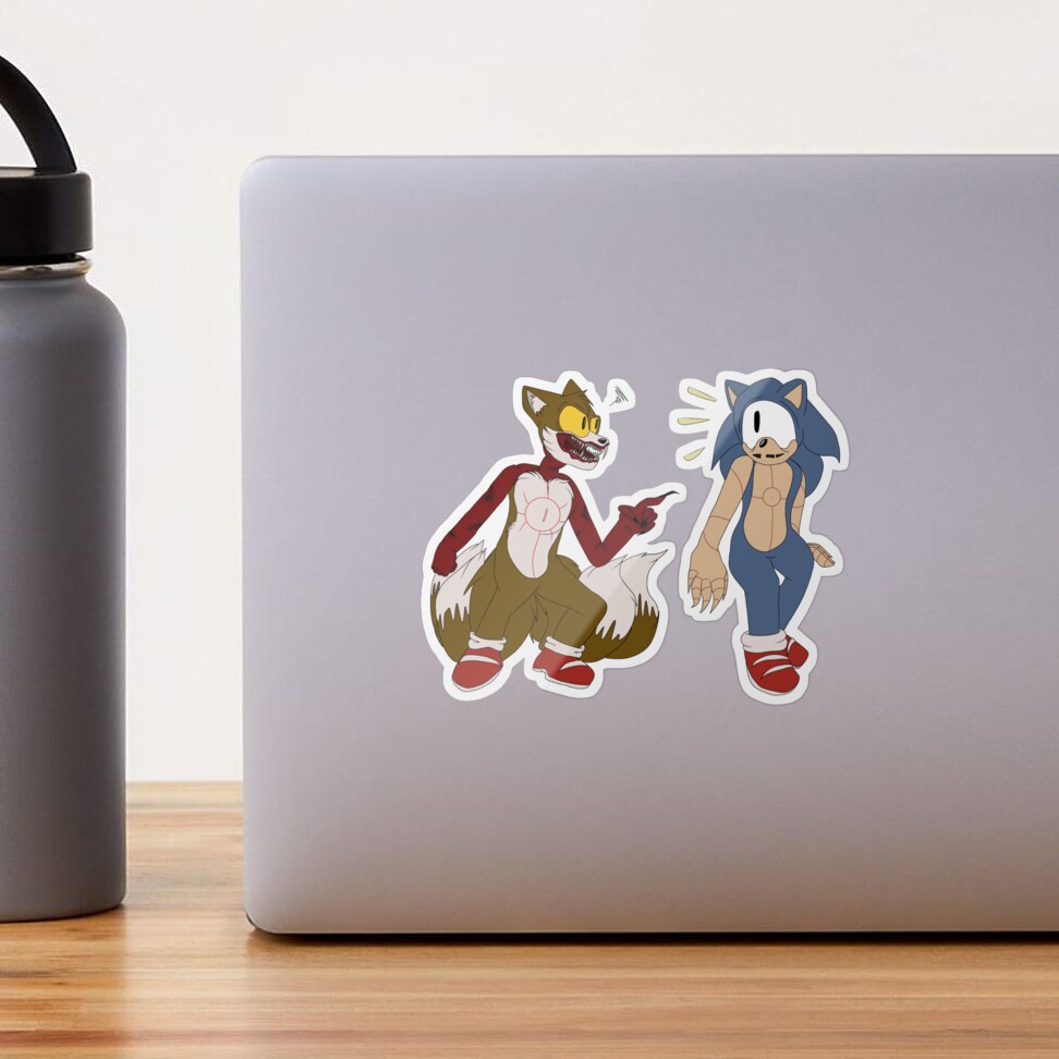 Sonic.EXE And Cyn Sticker for Sale by CyberNE0
