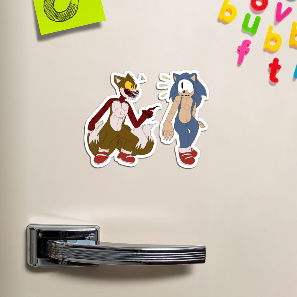 Sonic.EXE And Cyn Sticker for Sale by CyberNE0